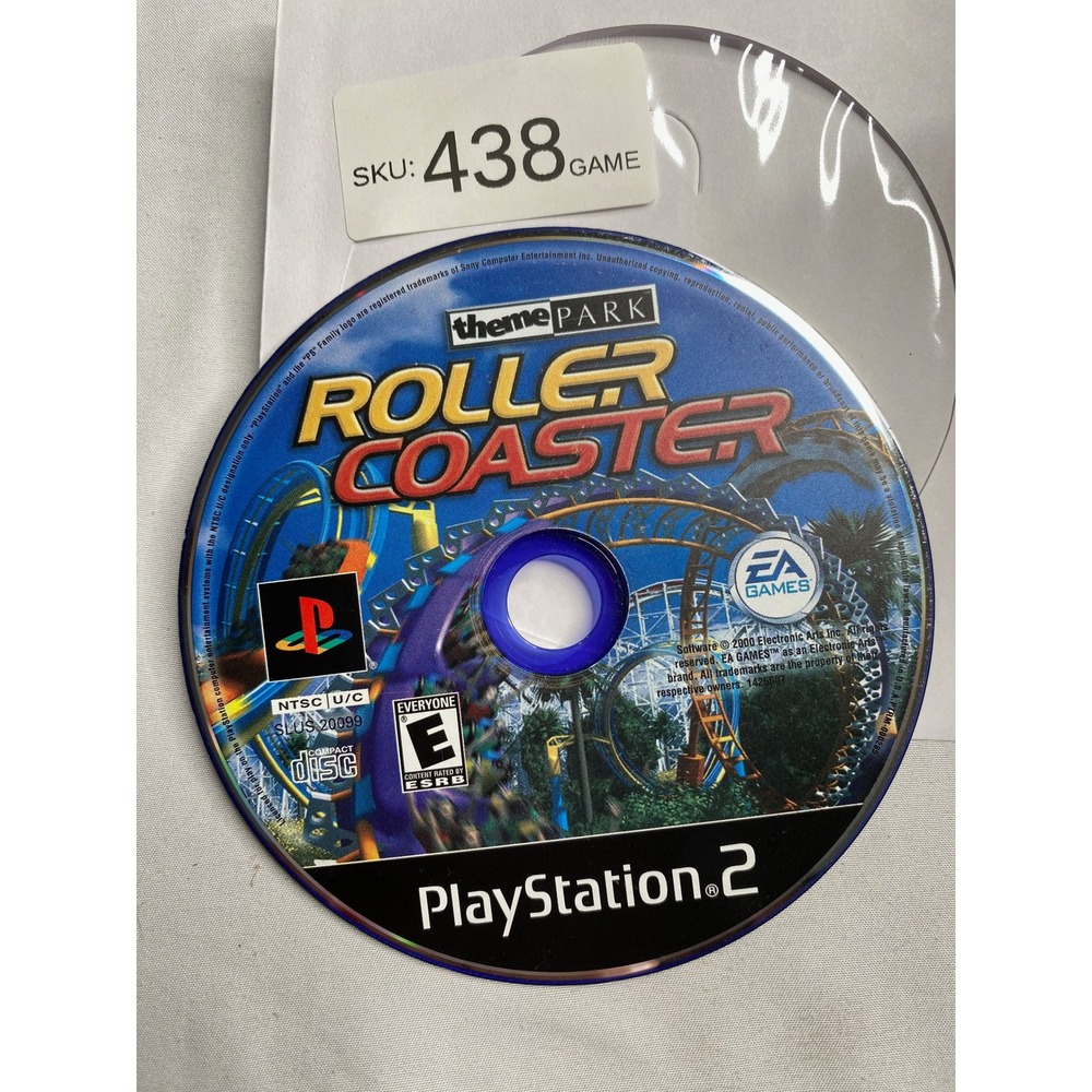 Theme Park Roller Coaster PS2